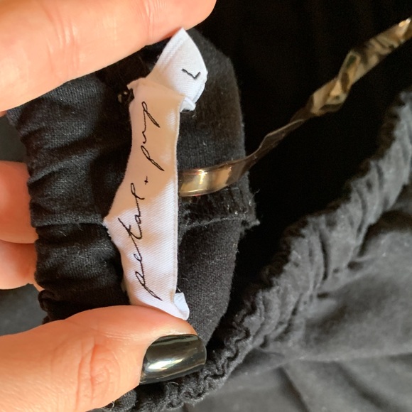 Petal and Pup Black Pamela Strapless and Open Back Dress Size Large - Picture 9 of 11